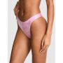 Трусики Logo Cotton High-Leg Thong Panty Pink Leo