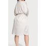 Сатиновий халат Satin Midi Robe Coconut White VS