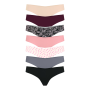 Набір трусиків 7-Pack No-Show Thong Panty MixN