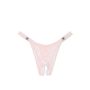 Трусики Scattered Shine Strap Crotchless Brazilian Panty Angel Pink