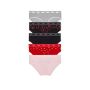 Набір трусиків 5-Pack Logo Cotton Hiphugger Panties Hearts