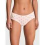 Трусики Cotton Lace-Waist Cheeky Panty Pink Logo Dots