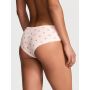 Трусики Cotton Lace-Waist Cheeky Panty Pink Logo Dots