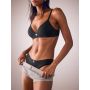 Трусики Logo Cotton Thong Panty Heather Black
