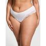Трусики Rose Lace-Trim High-Leg Cheeky Panty VS White