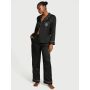 Піжама сатинова Satin Long Pajama Set Black N VS