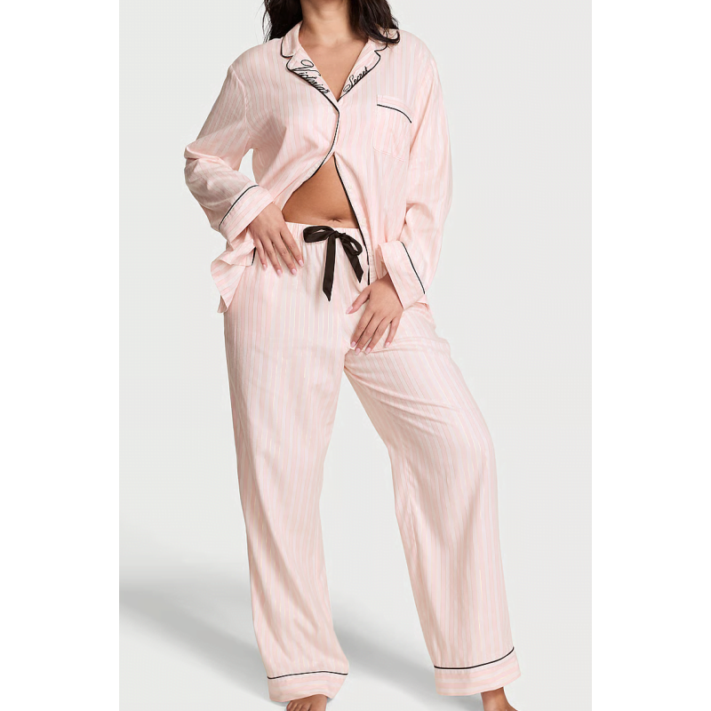 Піжама Flannel Long Pajama Set Pretty Blossom Shimmer VS