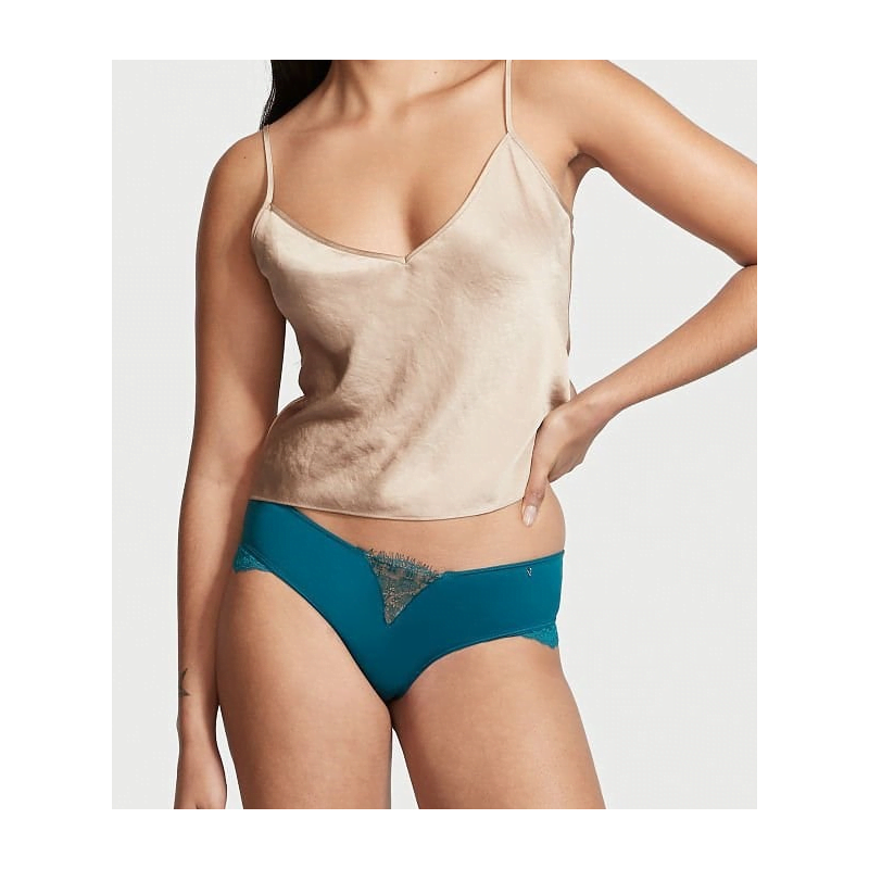 Трусики Very Sexy Micro Lace Inset Thong Panty Blue VS