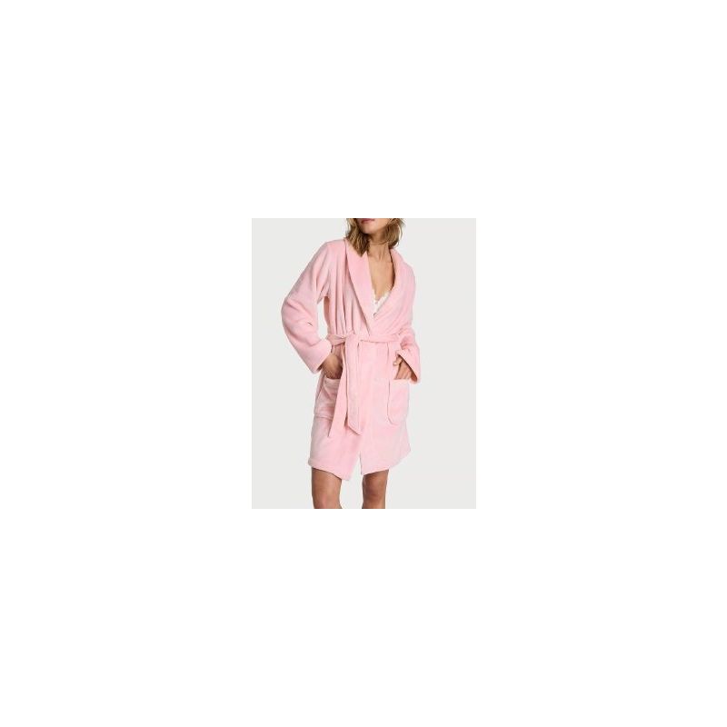 Плюшевий халат Short Cozy Robe Pretty Blossom VS
