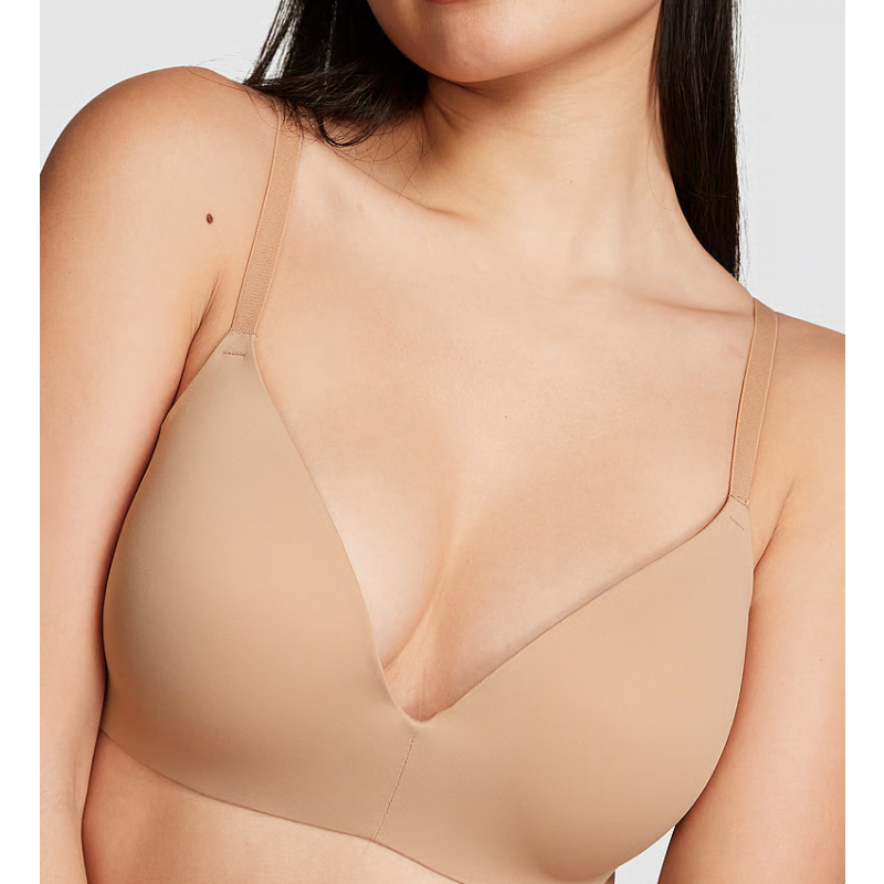 Бюстгальтер PINK Wear Everywhere Push-Up Wireless Bra Praline VS