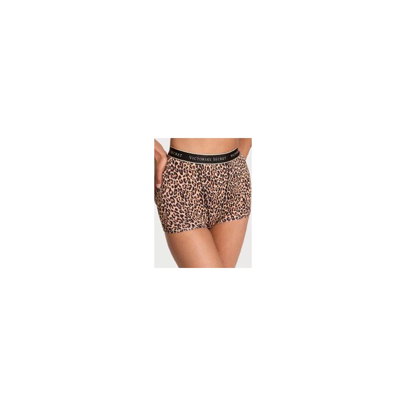 Трусики Logo Cotton High-Waist Boyshort Panty Leo VS