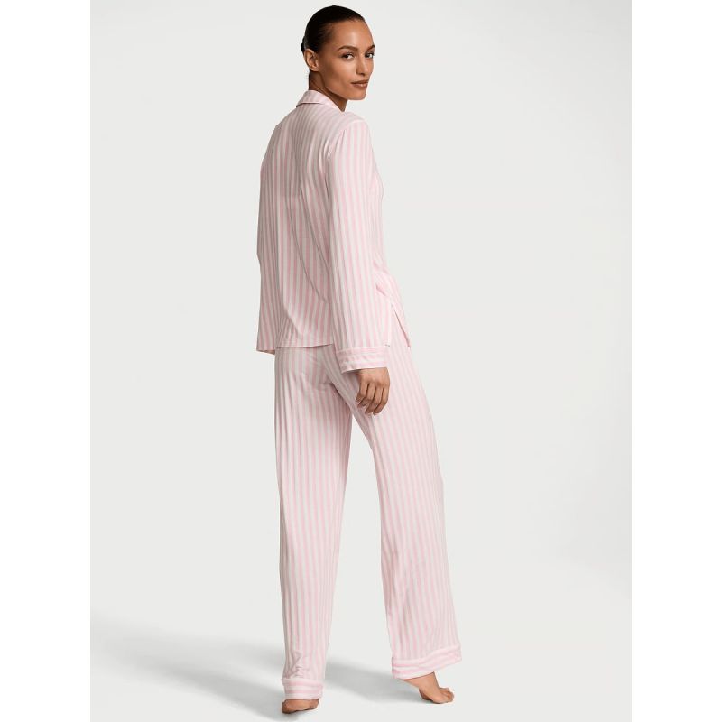 Піжама Modal Long Pajama Set Pretty Blossom Iconic Stripe