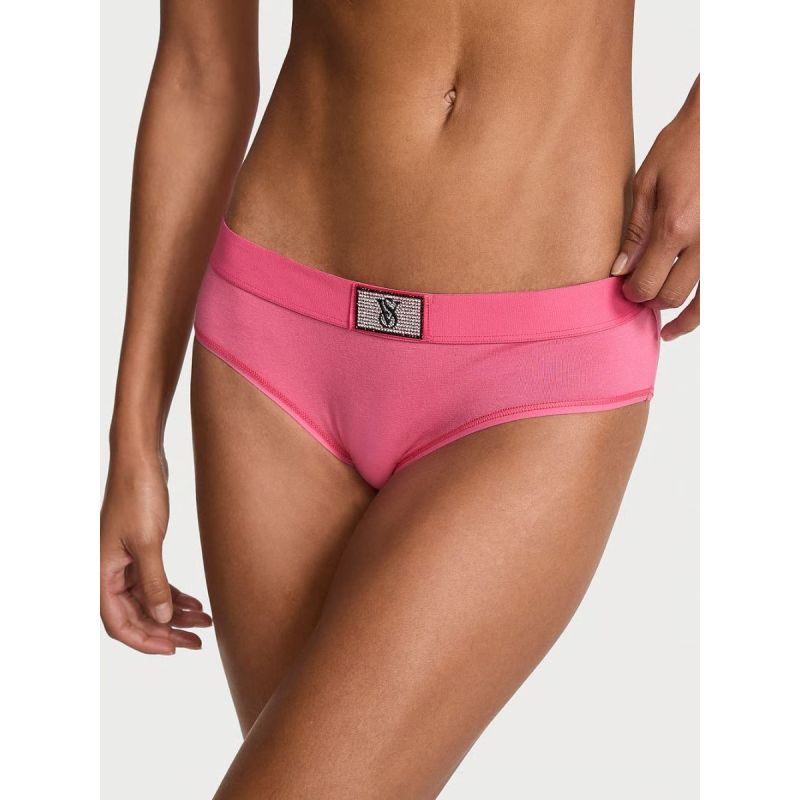 Трусики Logo Cotton Shine Patch Hiphugger Panty Pink