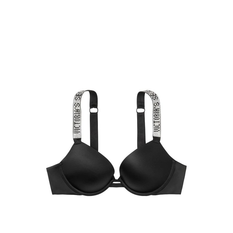Бюстгальтер Shine Strap Push-Up Bra Black