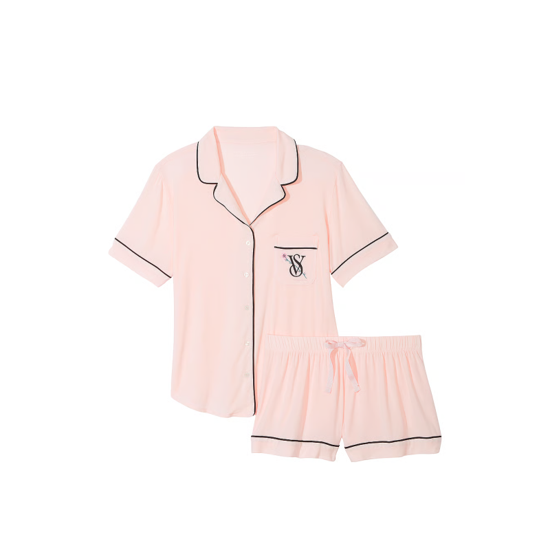 Піжама Modal Short Pajama Set Purest Pink Victoria's Secret
