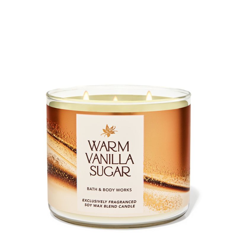 Ароматизована свічка Warm Vanilla Sugar 3-Wick Candle