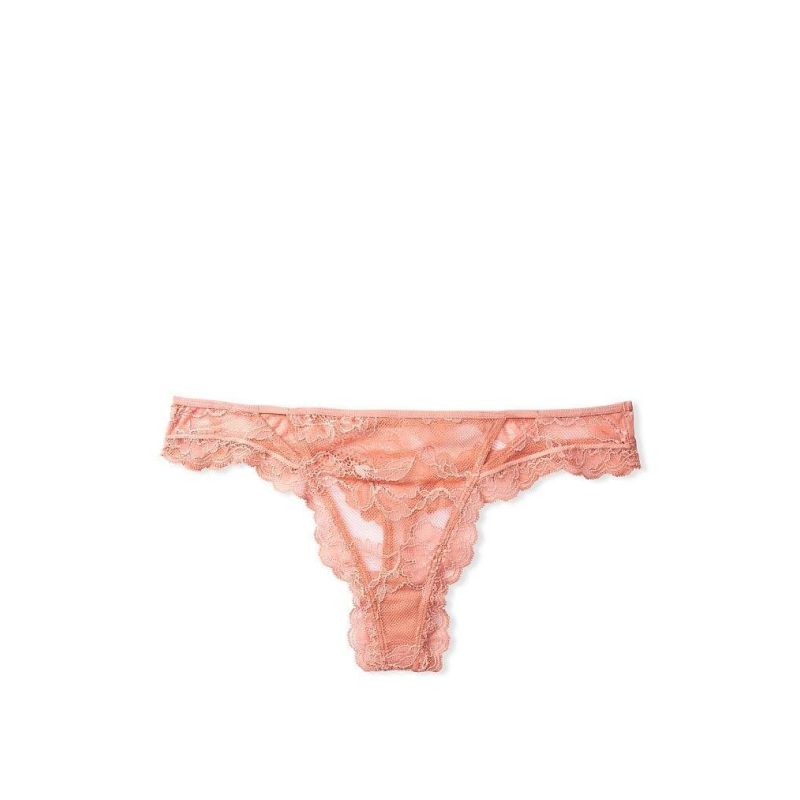 Трусики Very Sexy Floral Lace Thong Panty Peach