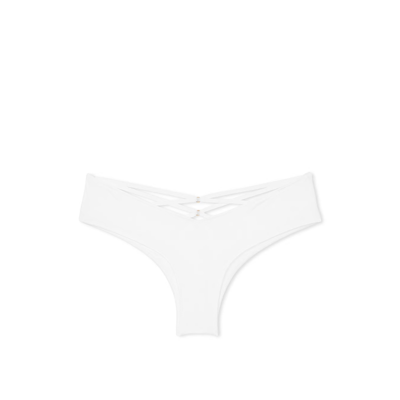 Жіночі трусики Strappy Back High-Leg Cheeky Panty White