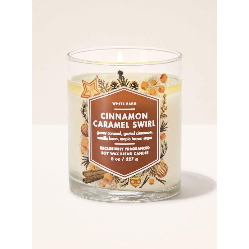 Ароматизована свічка Cinnamon Caramel Swirl 1-Wick Candle