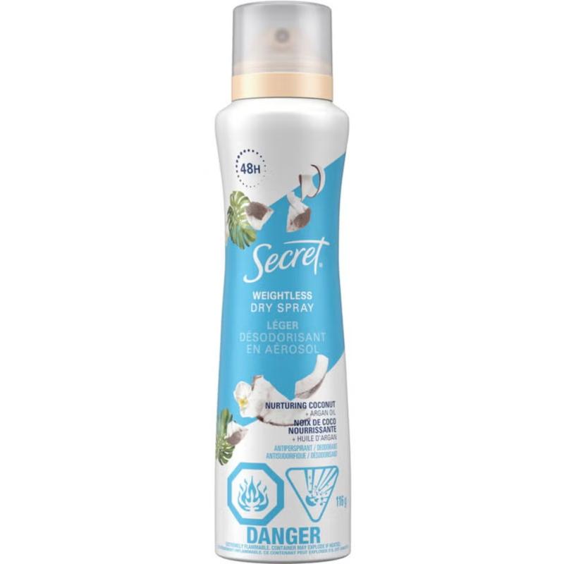 Дезодорант Weightless Dry Spray Coconut Secret
