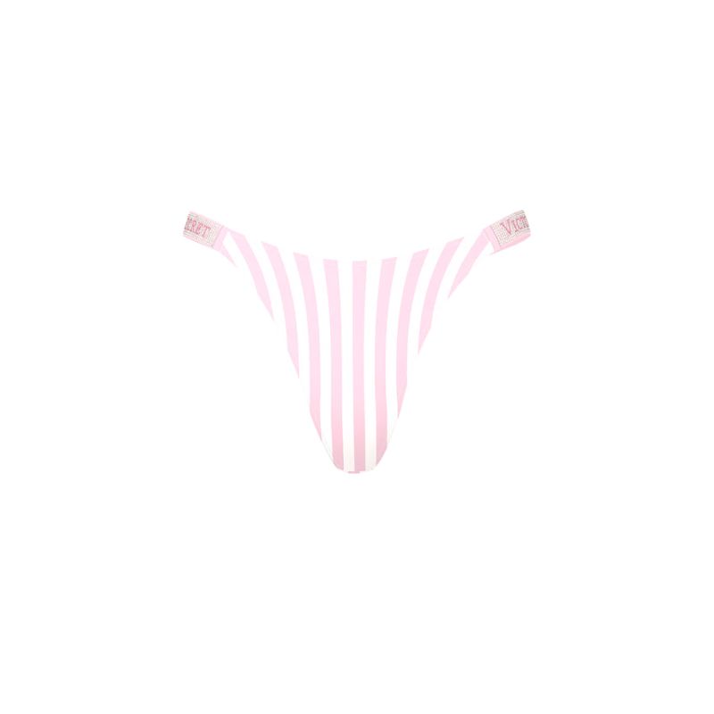 Трусики Shine Strap Thong Panty Pretty Blossom Stripes