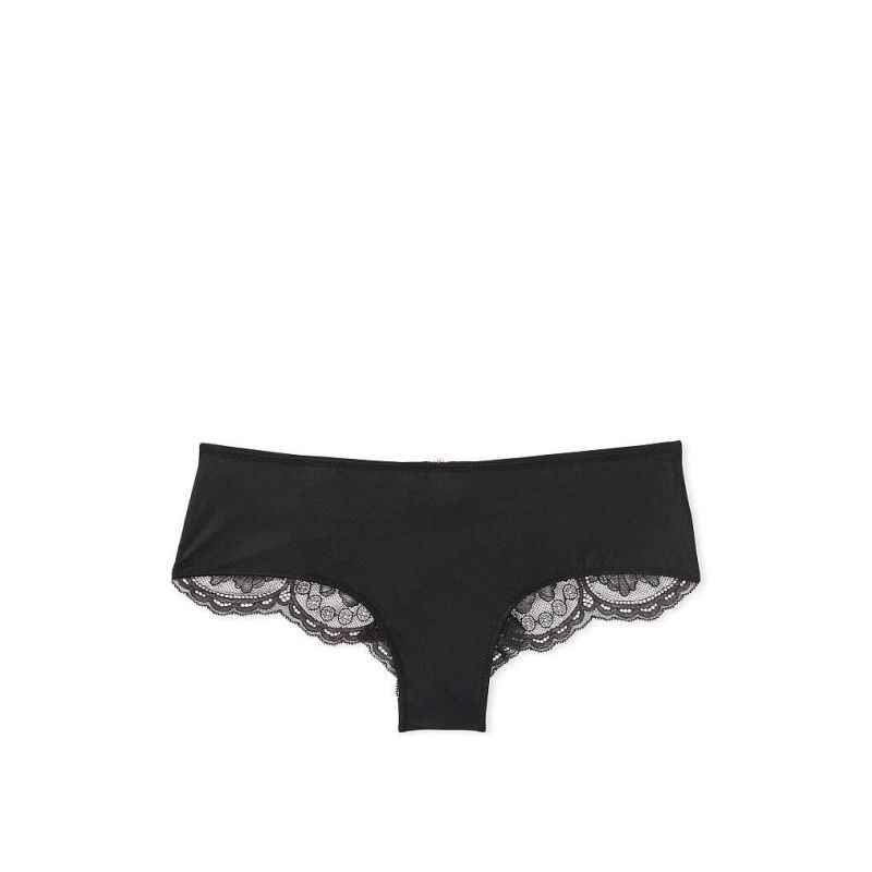 Жіночі трусики Very Sexy Lace Trim Cheeky Panty Чорні