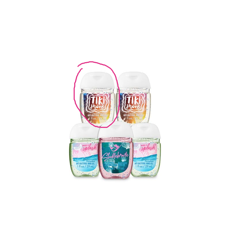 Антисептик для рук Tiki Shore PocketBac Hand Sanitizer 1 шт