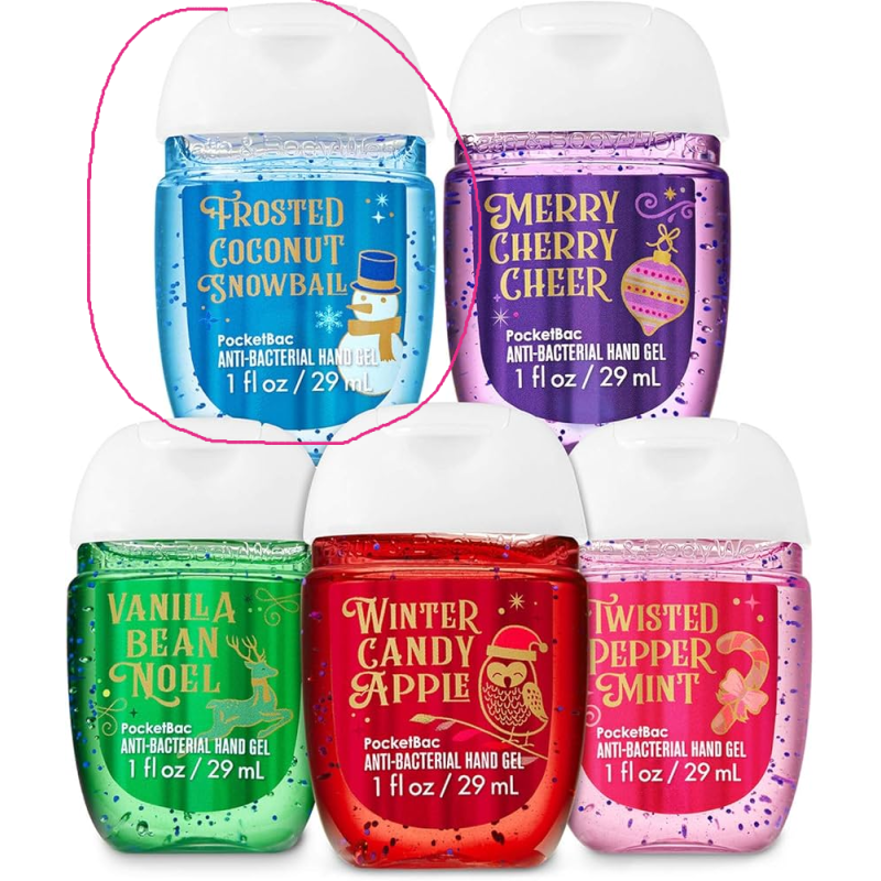 Антисептик для рук Frosted Coconut Snowball PocketBac Hand Sanitizer