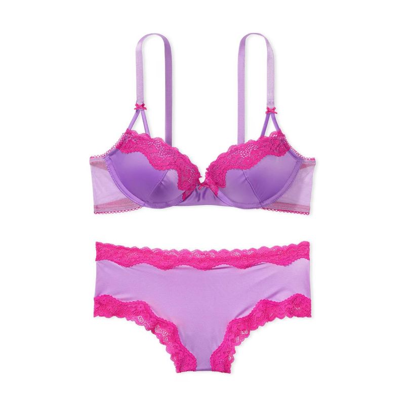 Комплект Tease Push-Up Bra Bikini Purple Paradise