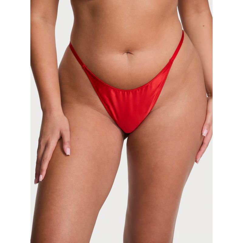 Трусики Dream Angels Twinkle Bow Satin Open-Back Brazilian Panty