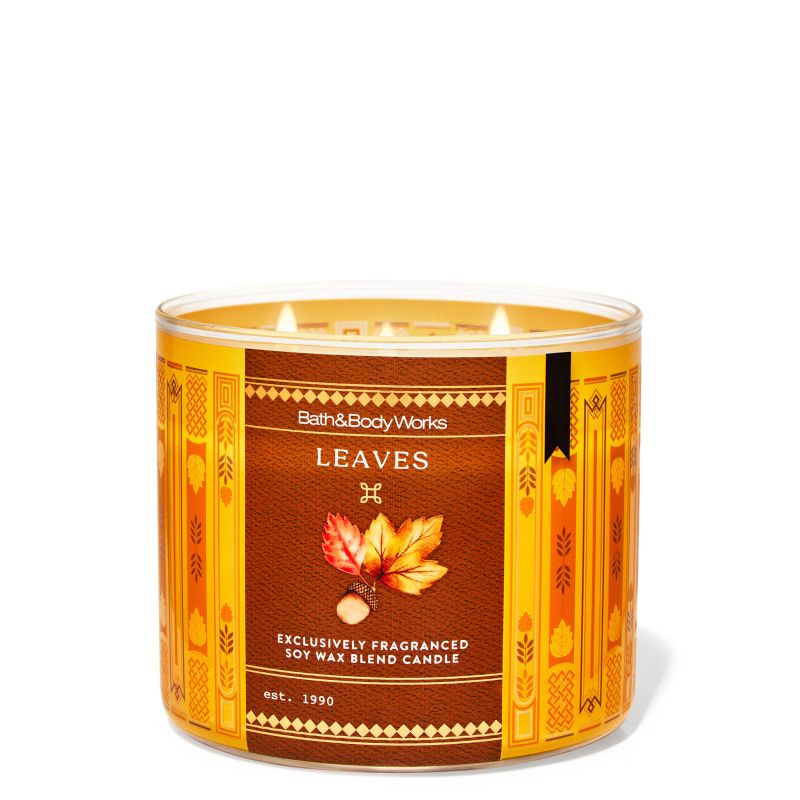 Ароматизована свічка Leaves 3-Wick Candle