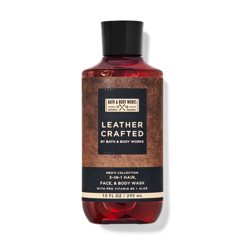 Парфумований гель для душу Leather Crafted 3 in 1 Hair, Face & Body