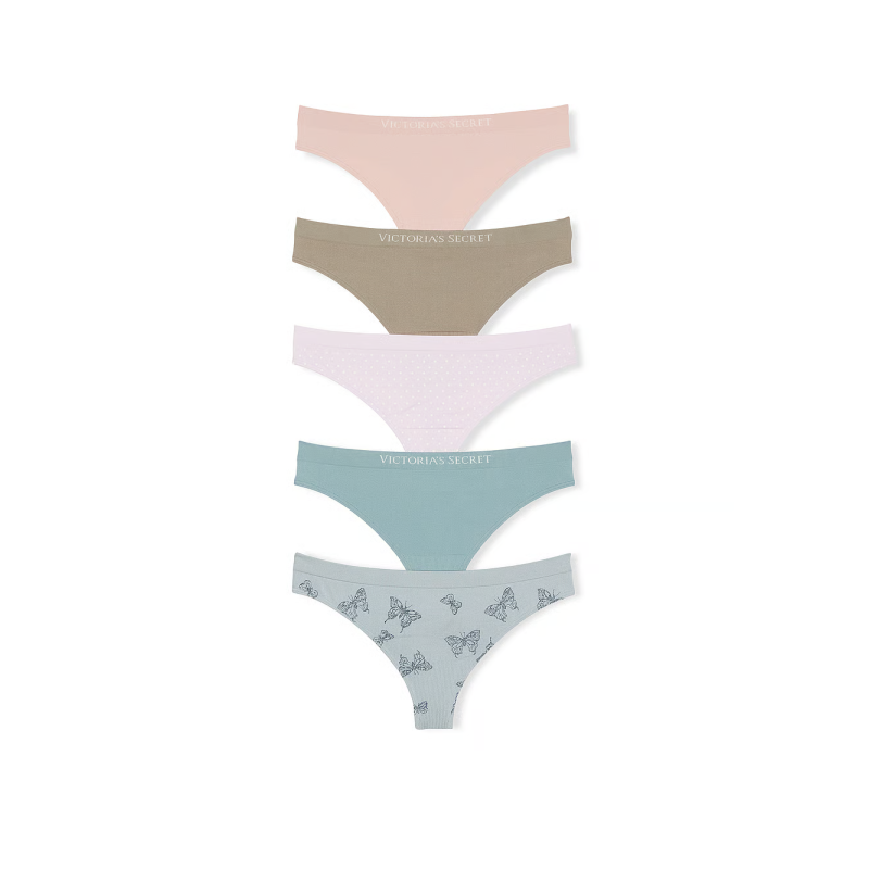 Набір трусиків 5-Pack Seamless Thong Panties Mix