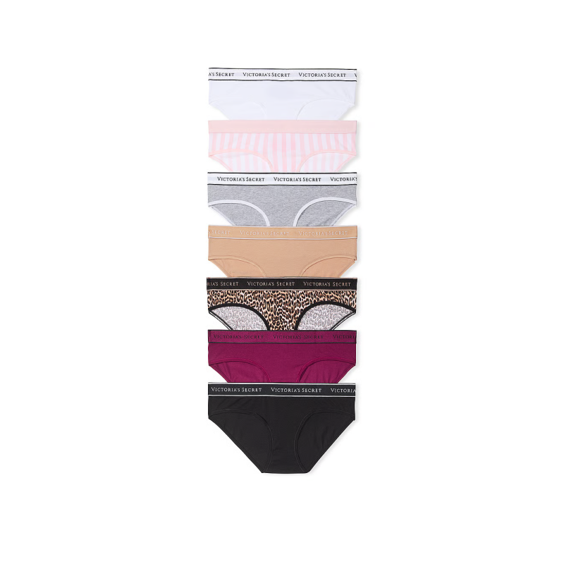 Набір трусиків 7-Pack Cotton Hiphugger Panties