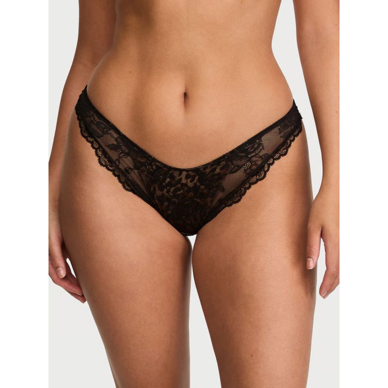 Трусики Very Sexy Rose Lace Overlay Thong Panty Leo
