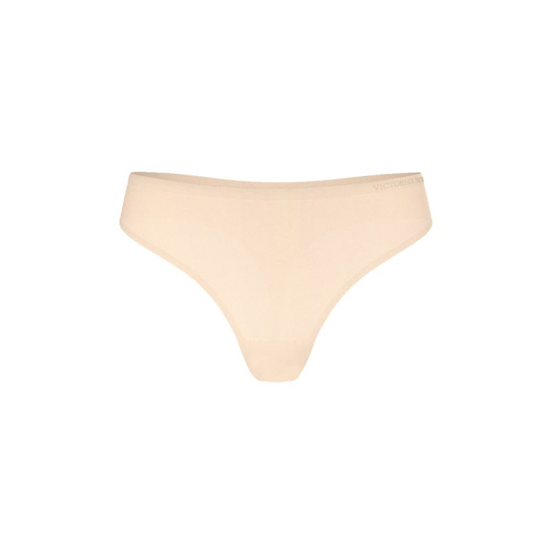 Трусики Body by Victoria Flex Mid-Rise Thong Panty Marzipan