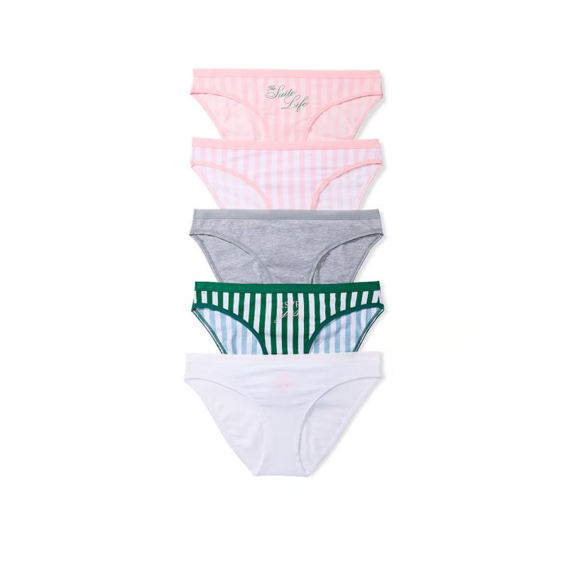 Набір трусиків 5-Pack Stretch Cotton Bikini Panties Multi