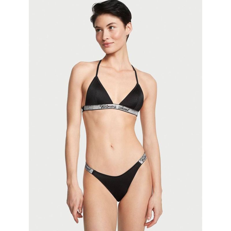 Купальник Shine Strap Triangle Top Black