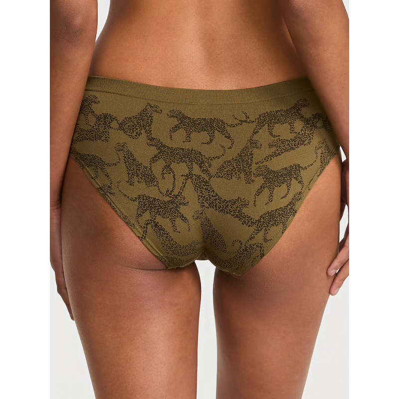 Трусики Seamless Hiphugger Panty Green Chameleon Leopards VS