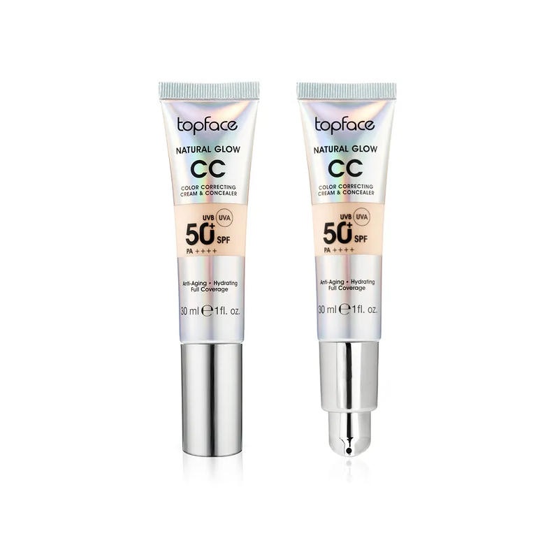 Тональний CC крем Natural Glow CC Cream & Concealer від Topface