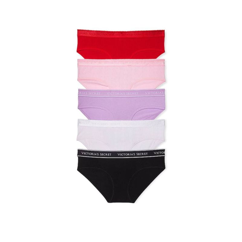 Набір трусиків 5-Pack Logo Cotton Hiphugger Panties Logo