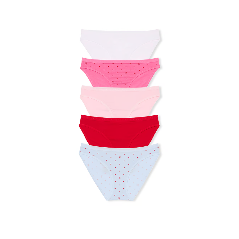 Набір трусиків 5-Pack Stretch Cotton Bikini Panties Mix