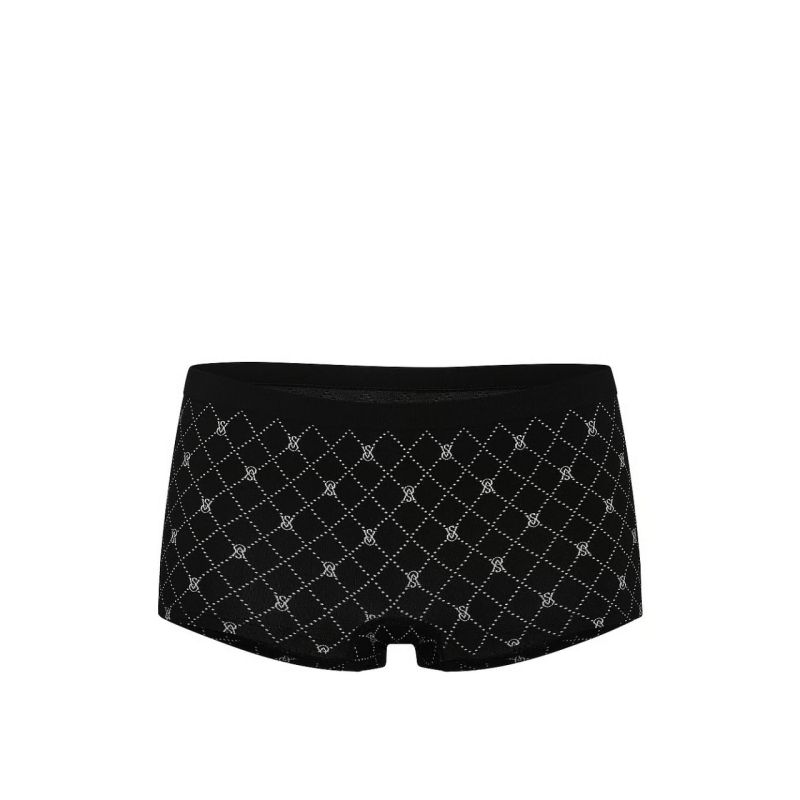 Трусики Seamless Boyshort Panty Black Logos