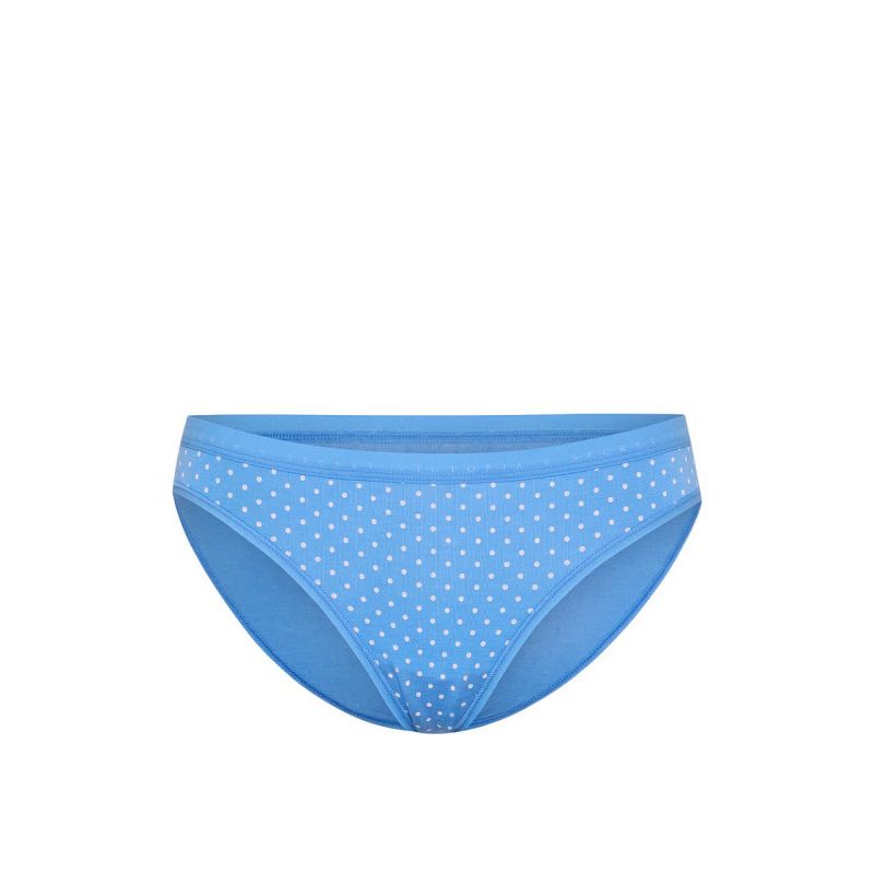 Трусики Stretch Cotton Bikini Panty Blue Dot