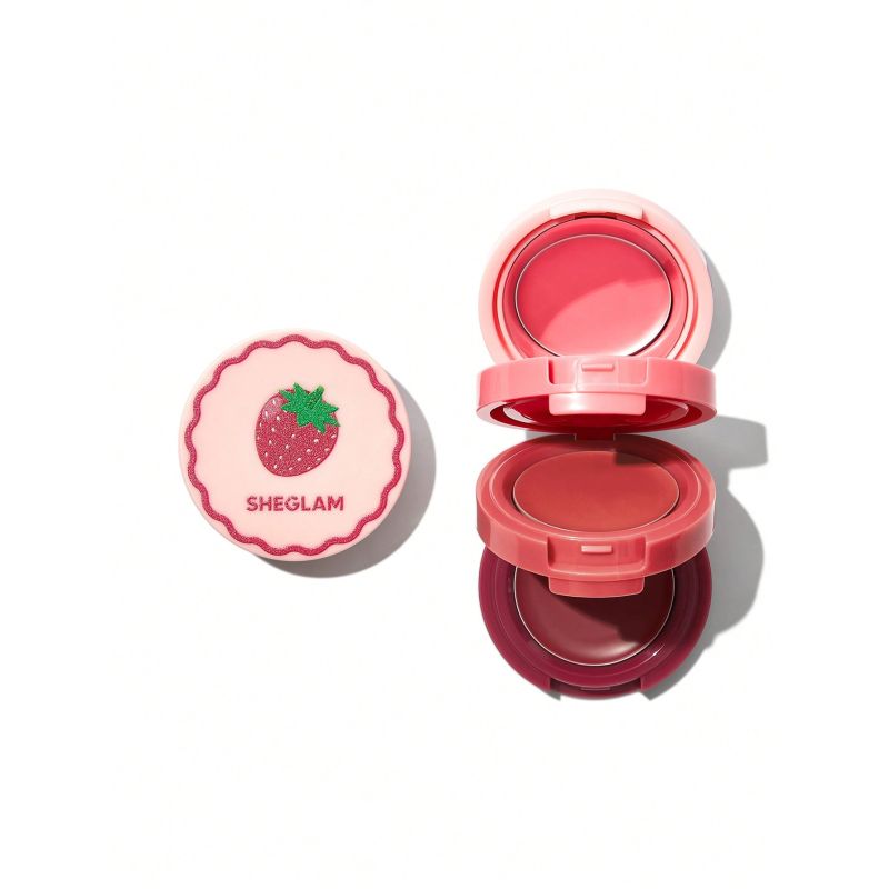 Палітра для щік і губ Strawberry Whirl Cheek & Lip Cream Stack