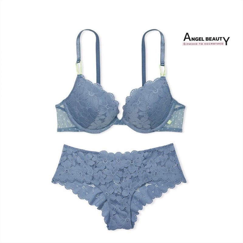 Комплект Sexy Push-Up Bra Faded Denim