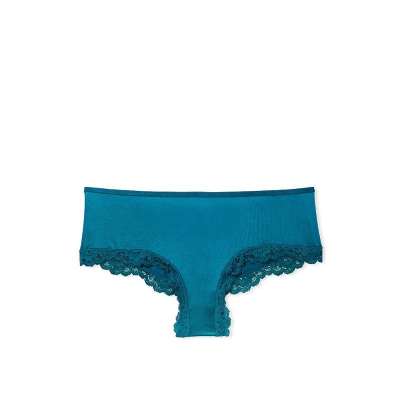 Жіночі трусики Lace-Trim Cheeky Panty Evening Tide