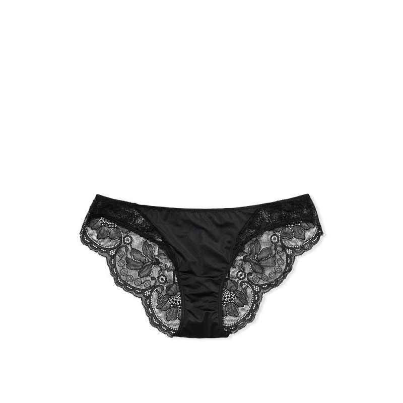 Жіночі трусики Very Sexy Lace Trim Cheekini Panty Black