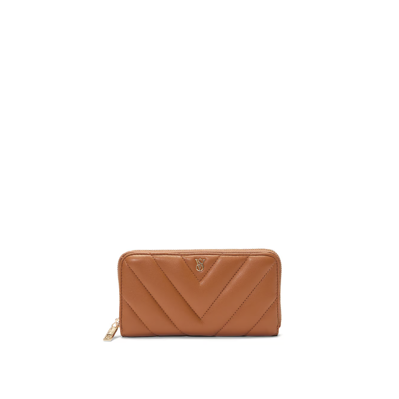 Гаманець Large Wallet with Zip Brown