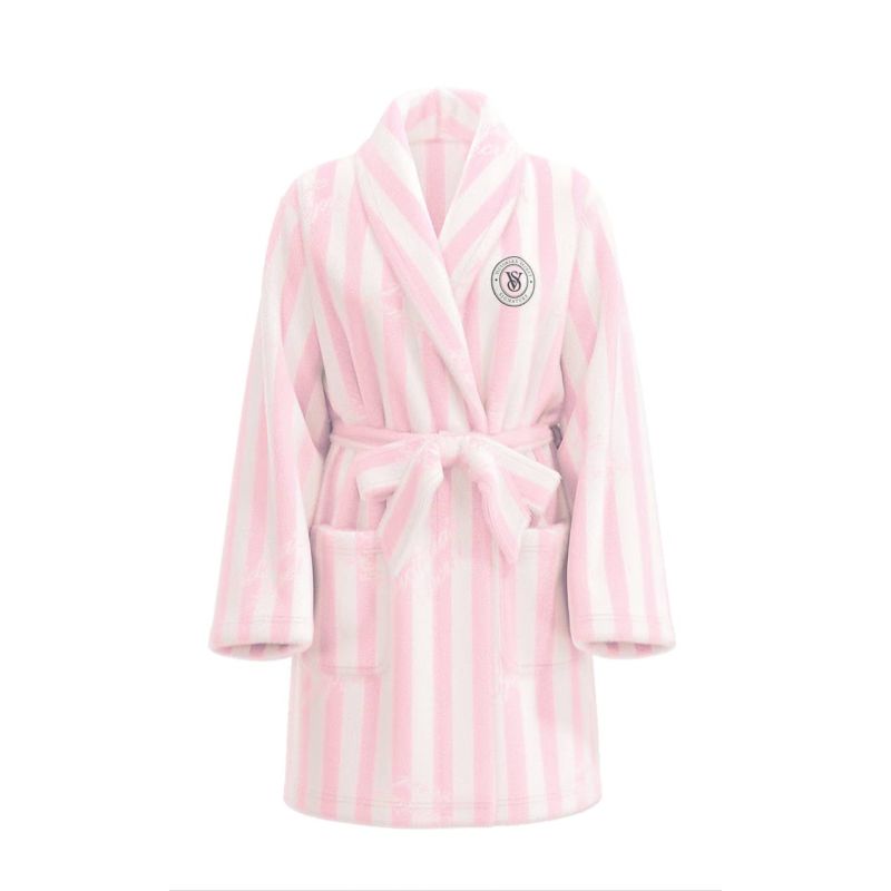 Плюшевий халат Short Cozy Robe Heritage Stripe